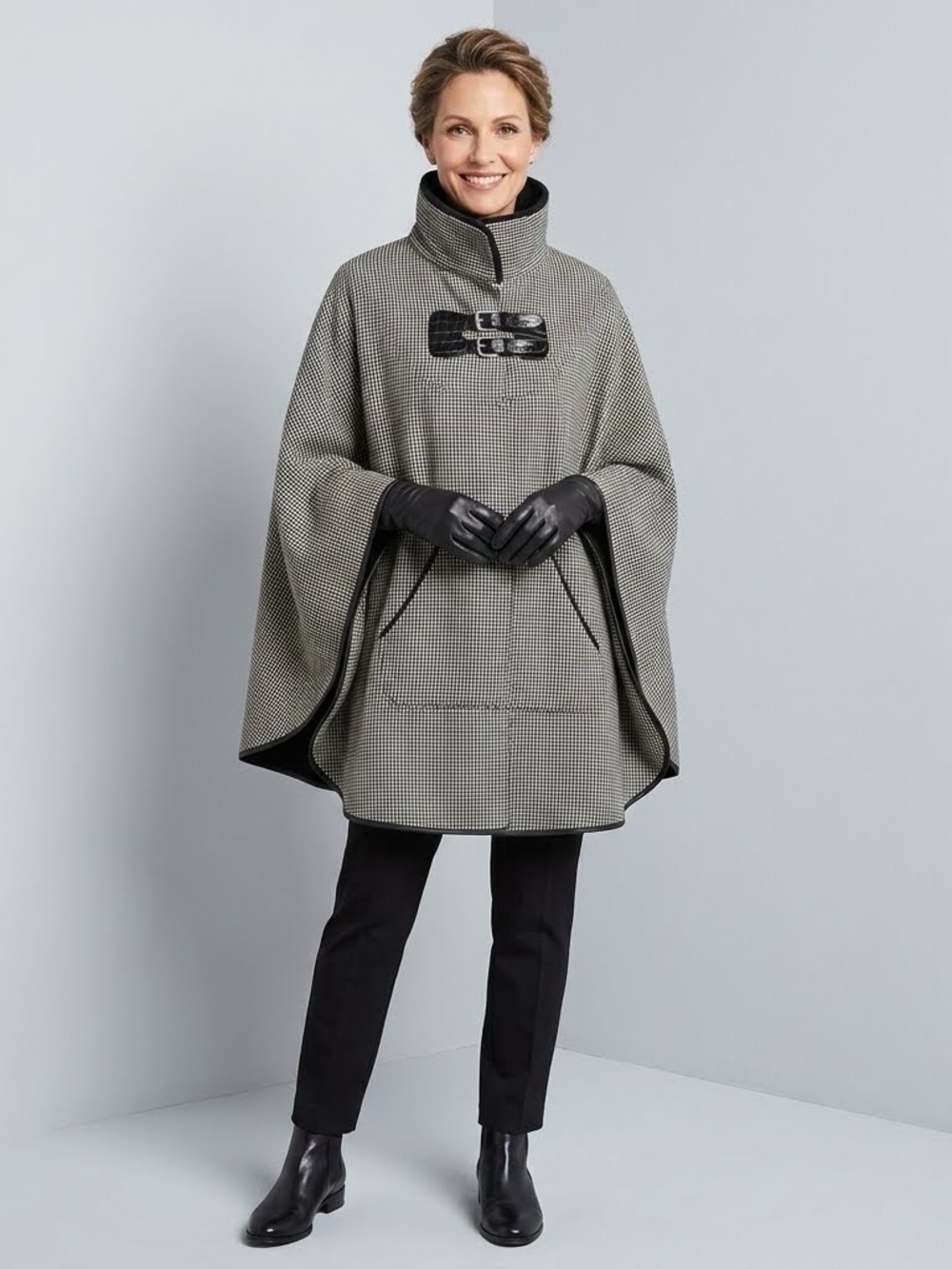 One of a Kind Unique Artisan Wool Cape
